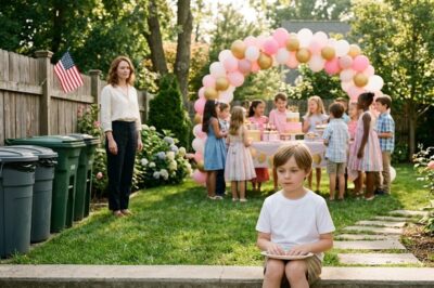 At My Niece’s Birthday Party, I Walked Into My Mother-in-Law’s Yard And Noticed Something That Didn’t Feel Right—While The Kids Were Enjoying The Decorations And Cake, One Child Sat Quietly Nearby With A Simple Plate. What Happened Next Made Me Calmly Speak Up About Kindness, Inclusion, And What It Truly Means To Make Every Child Feel Seen