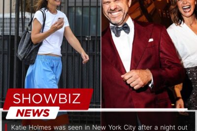 Katie Holmes was seen in New York City after a night out with Joshua Jackson, drawing attention for her refreshed appearance.