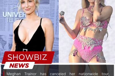 Meghan Trainor has canceled her nationwide tour, apologizing to fans and saying the decision was made to prioritize her well-being and personal circumstances.