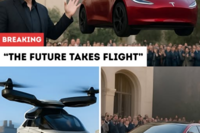 “The Future Takes Flight”: Elon Musk’s Flying Tesla Shocks the World — 10,000 Units Ready for Launch!