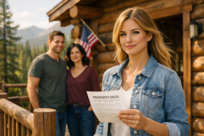 My Family Thought They Could Take Over My Mountain Cabin Without Question—But When I Stepped Outside Holding the Official Deed, Everything Shifted in an Instant, Bringing Clarity to a Situation That Had Been Building for Years and Quietly Reminding Everyone That Some Boundaries Matter More Than Assumptions, Changing the Way They Saw Both Me and the Home I Had Always Protected
